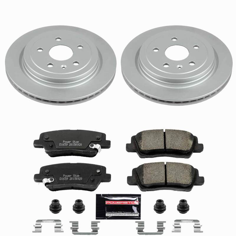 Power Stop 14-19 Cadillac CTS Rear Z23 Coated Brake Kit - CPK6991-23 Photo - Primary