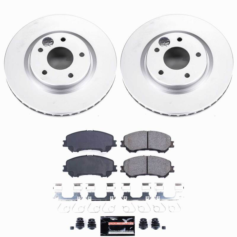 Power Stop 14-20 Nissan Rogue Front Z23 Coated Brake Kit - CPK7036-23 Photo - Primary