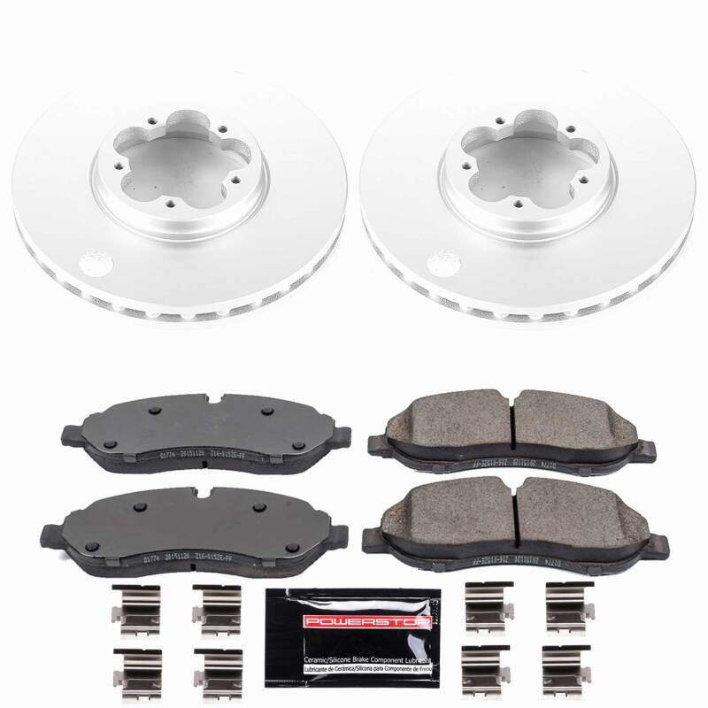 Power Stop 15-19 Ford Transit-150 Front Z23 Coated Brake Kit - CPK7150-23 Photo - Primary
