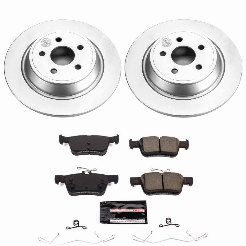 Power Stop 15-21 Ford Edge Rear Z23 Coated Brake Kit - CPK7417-23 Photo - Primary