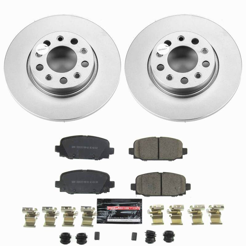Power Stop 17-25 Jeep Compass Rear Z23 Coated Brake Kit - CPK7736-23 Photo - Primary