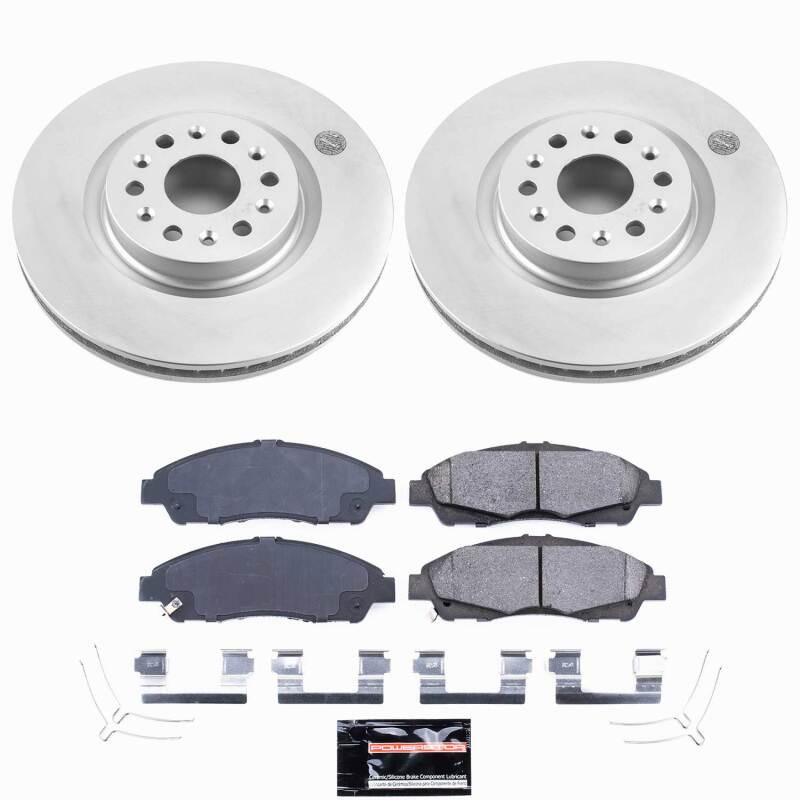 Power Stop 18-20 Buick Enclave Front Z23 Coated Brake Kit - CPK7883-23 Photo - Primary
