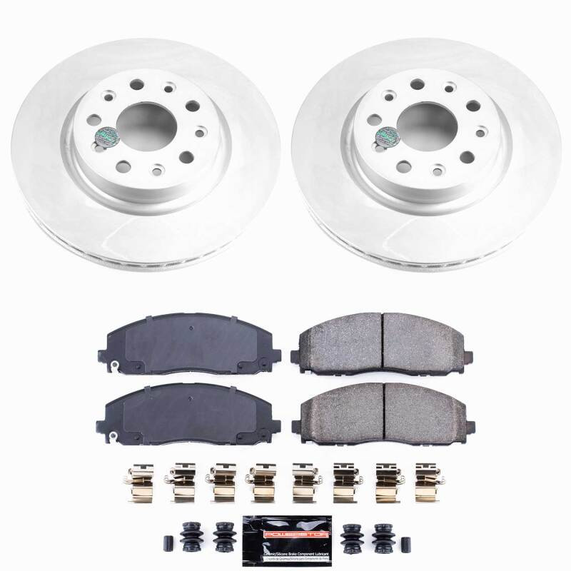 Power Stop 18-25 Jeep Wrangler Front Z23 Coated Brake Kit - CPK7941-23 Photo - Primary