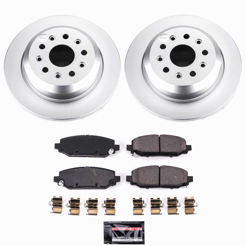 Power Stop 18-25 Jeep Wrangler Rear Z23 Coated Brake Kit - CPK7942-23 Photo - Primary