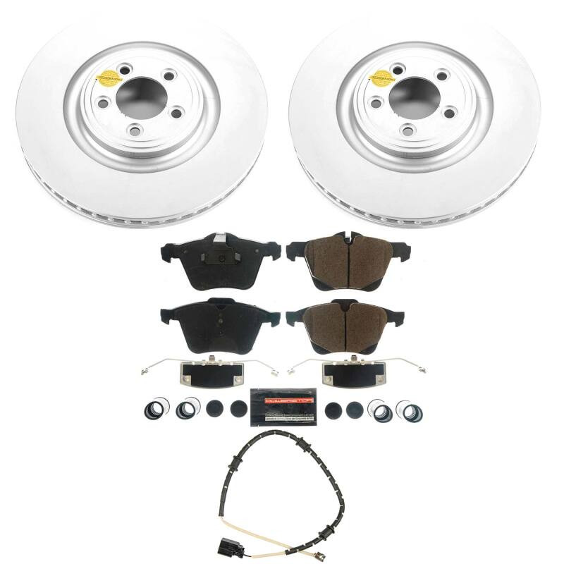 Power Stop 14-21 Jaguar F-Type Front Z23 Coated Brake Kit - CPK8037-23 Photo - Primary