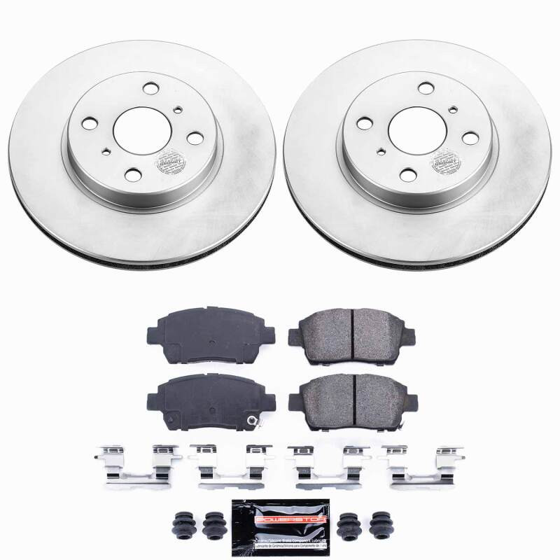 Power Stop 01-05 Toyota Echo Front Z23 Coated Brake Kit - CPK821-23 Photo - Primary