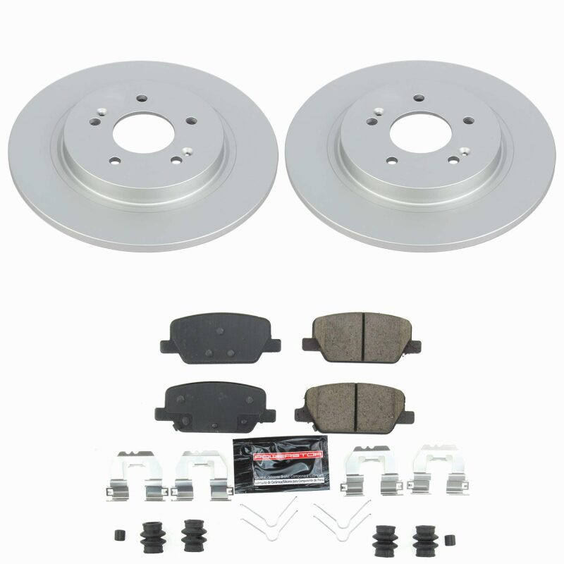 Power Stop 20-25 Hyundai Palisade Rear Z23 Coated Brake Kit - CPK8310-23 Photo - Primary