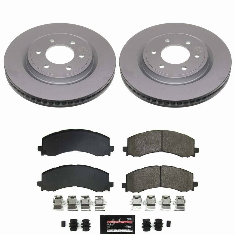Power Stop 22-25 Ford Bronco Front Z23 Coated Brake Kit - CPK8744-23 Photo - Primary