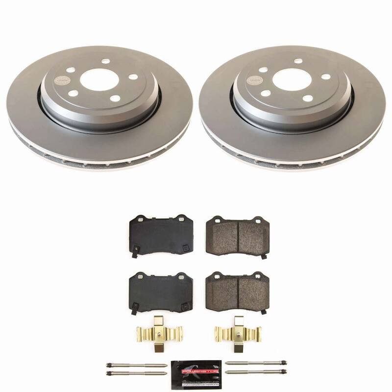 Power Stop 18-26 Dodge Durango Rear Z23 Coated Brake Kit - CPK8758-23 Photo - Primary