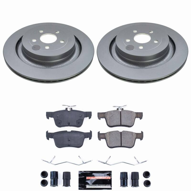 Power Stop 22-24 Ford Edge Rear Z23 Coated Brake Kit - CPK9211-23 Photo - Primary