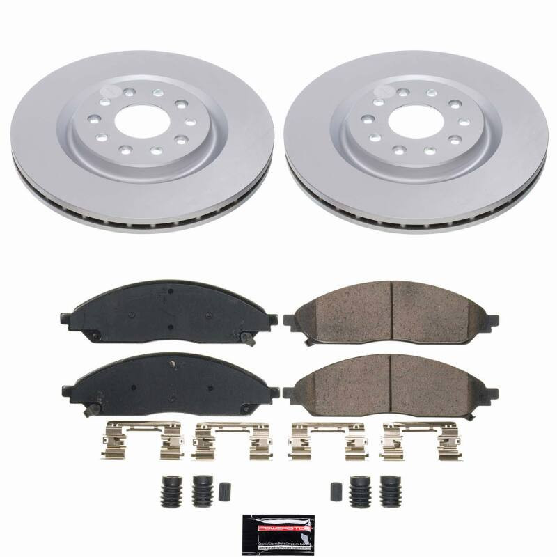 Power Stop 20-25 Chrysler Pacifica Front Z17 Coated Brake Kit - CRK9293 Photo - Primary