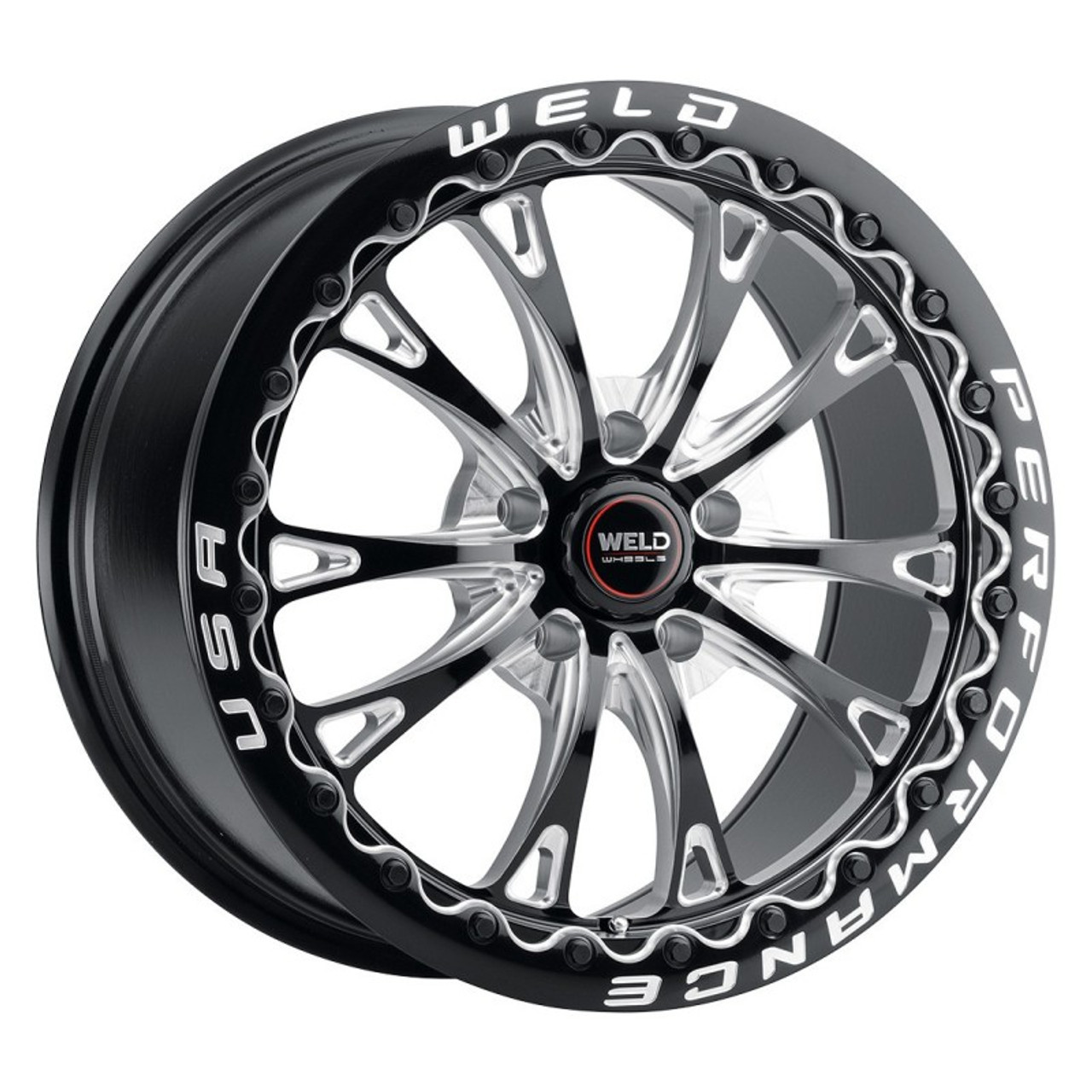 Weld Belmont Beadlock 18x12 Rear Wheel - C8 Corvette