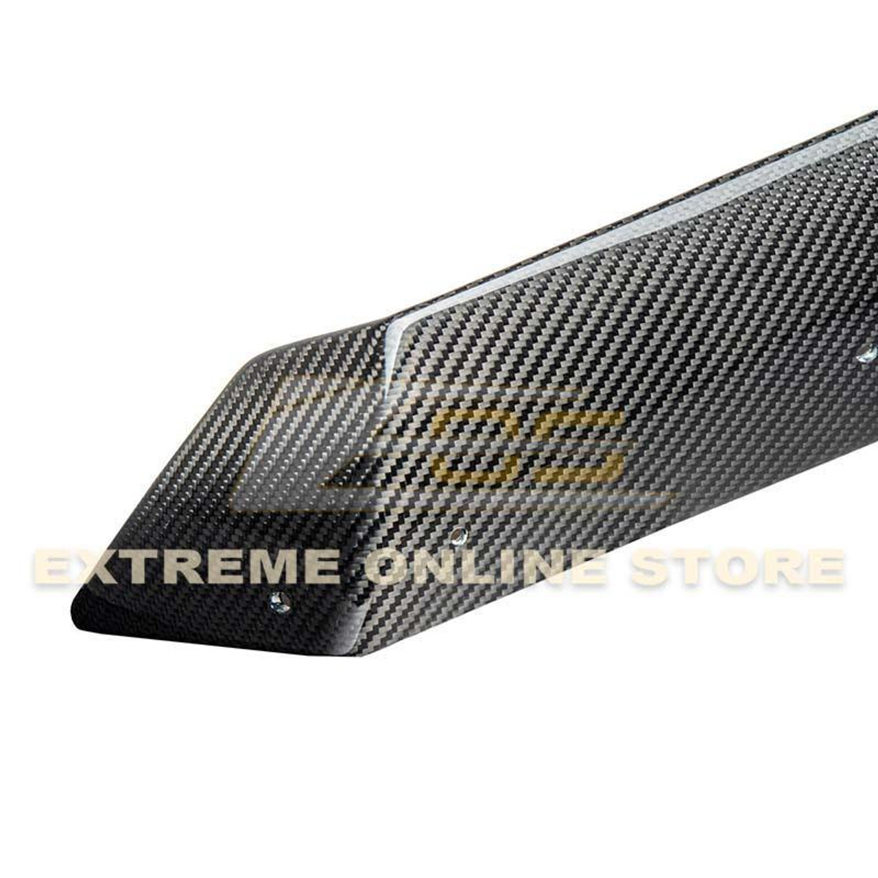 EOS Stage 3 Rear Spoiler Side Winglets - Carbon Fiber - C7 Corvette GS / Z06