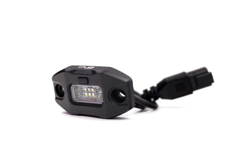 DV8 Offroad Elite Push Button Dome Light - White/Amber - BE1EDM-A Photo - out of package