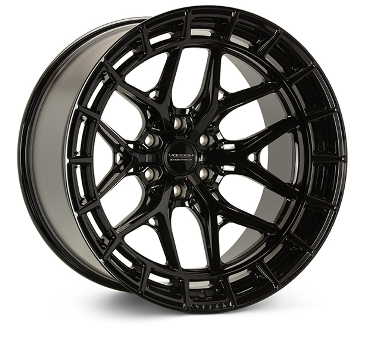 Vossen HFX-1 Wheel - 18x9 / 6x139.7 / +0 Offset / Super Deep / Gloss Black - 14+ Silverado & Sierra 1500