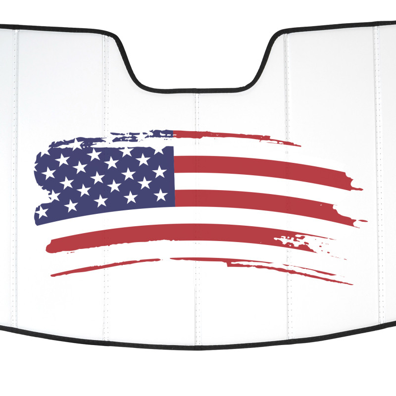 Covercraft 26- Mazda CX-5 American Flag UVS100 Premier Custom Sunscreen - UVD12021WHUVD002 Photo - Close Up