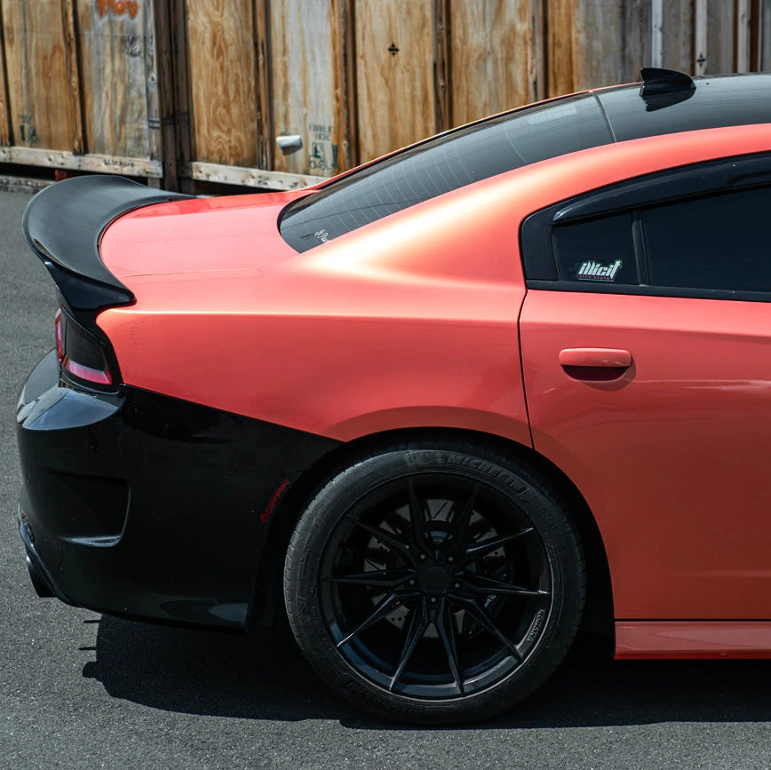 EOS Hellcat Redeye Style Rear Spoiler - Gloss Black - 15-23 Dodge Charger (SPOILER-1425-V2-ABS)