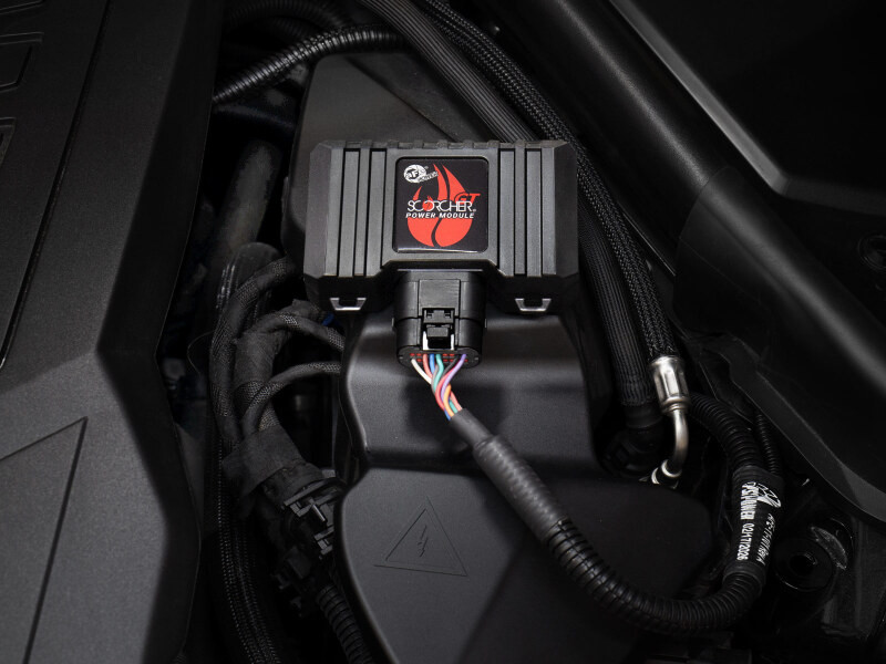 AFE SCORCHER GT Power Module for various BMW 16-24 L6-3.0L (t) B58 Models - 77-46327 Photo - Mounted