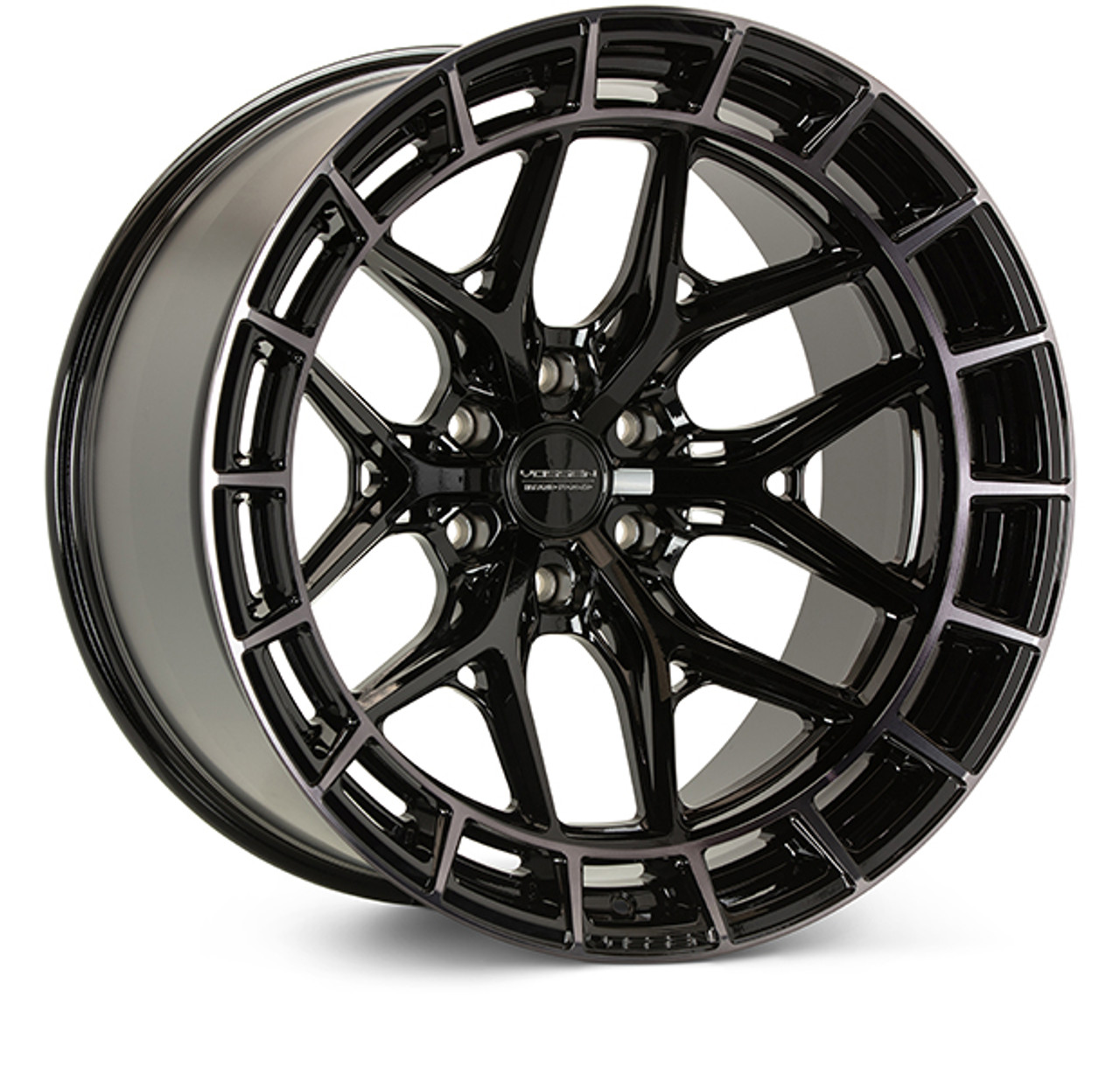 Vossen HFX-1 Wheel - 20x9.5 / 6x139.7 / +15 Offset / Deep / Tinted Gloss Black - 14+ Silverado & Sierra 1500