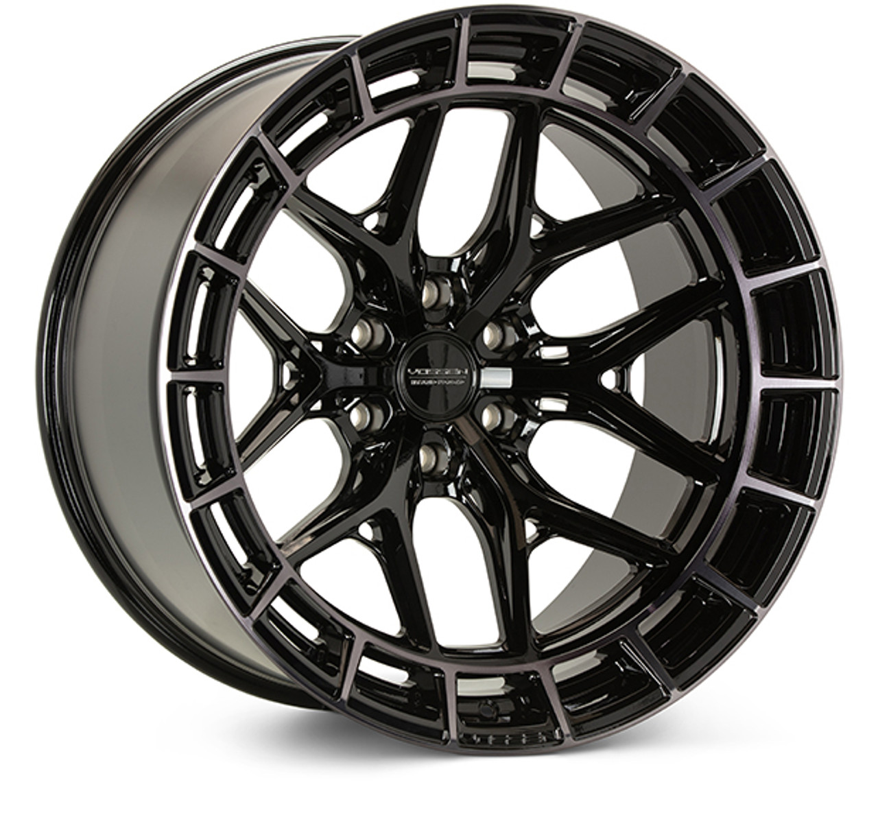 Vossen HFX-1 Wheel - 20x10 / 6x139.7 / -18 Offset / Super Deep / Tinted Gloss Black - 14+ Silverado & Sierra 1500