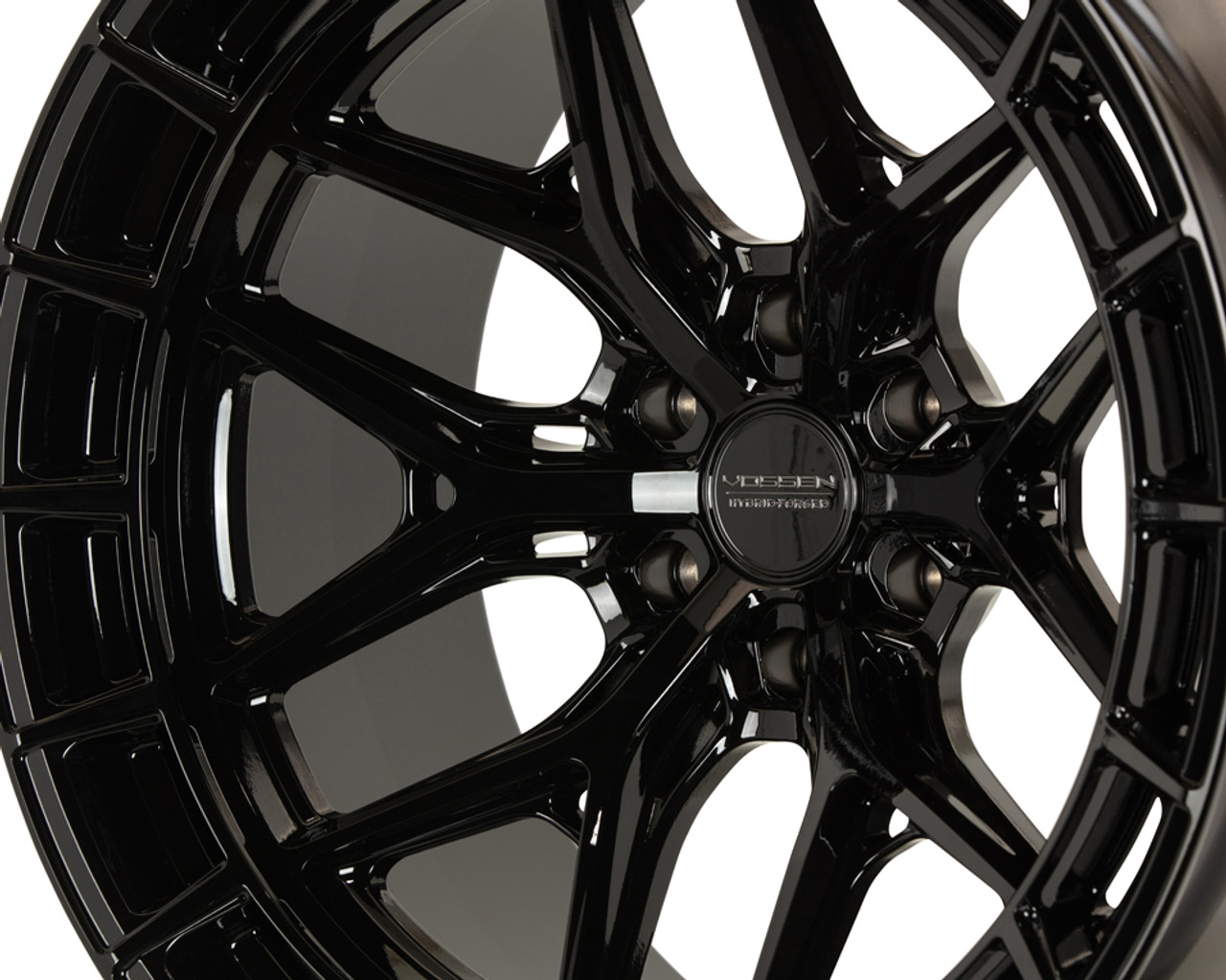 Vossen HFX-1 Wheel - 22x10 / 6x139.7 / -18 Offset / Super Deep / Gloss Black - 14+ Silverado & Sierra 1500