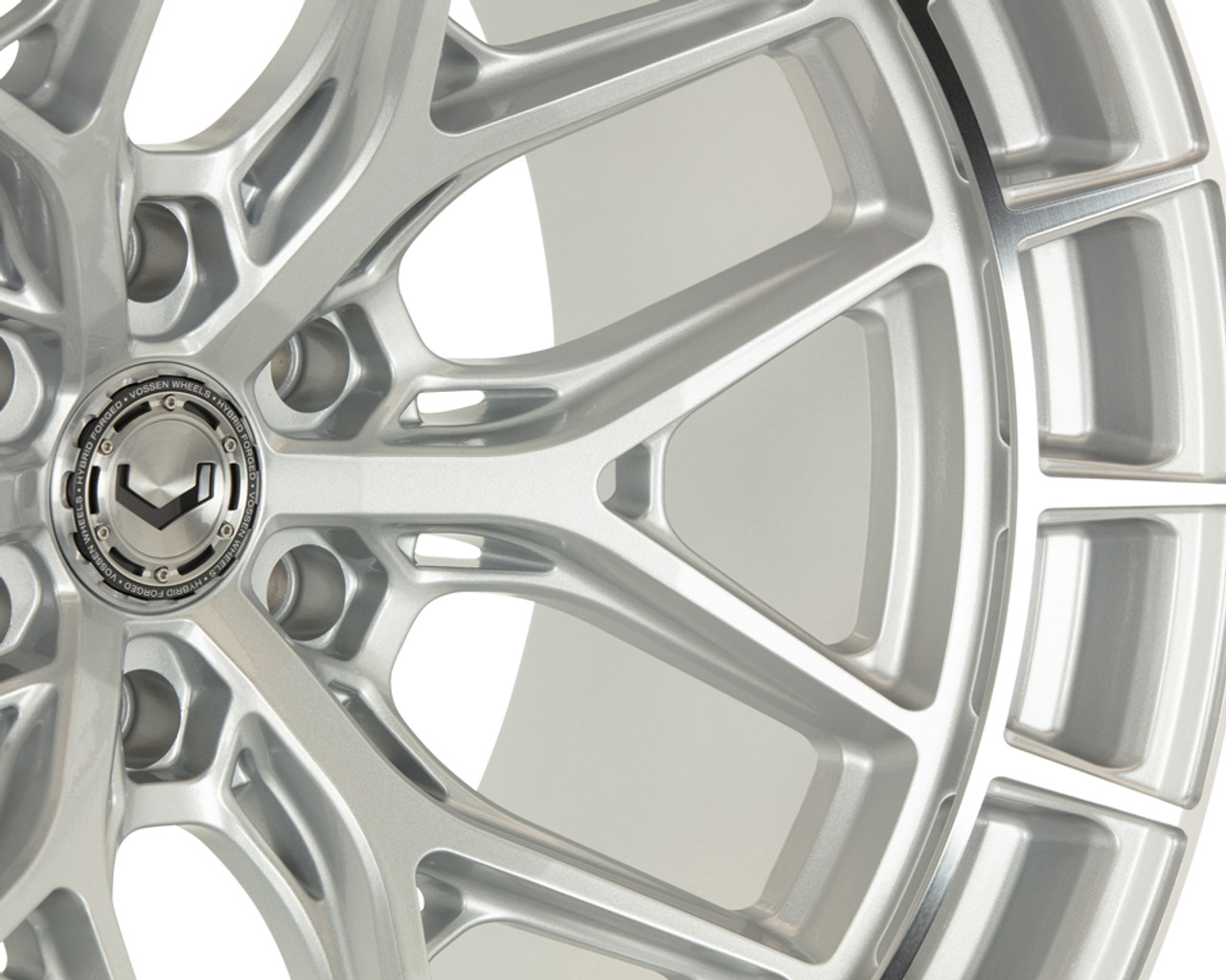 Vossen HFX-1 Wheel - 22x10 / 6x139.7 / -18 Offset / Super Deep / Silver Polished - 14+ Silverado & Sierra 1500 / RAM TRX