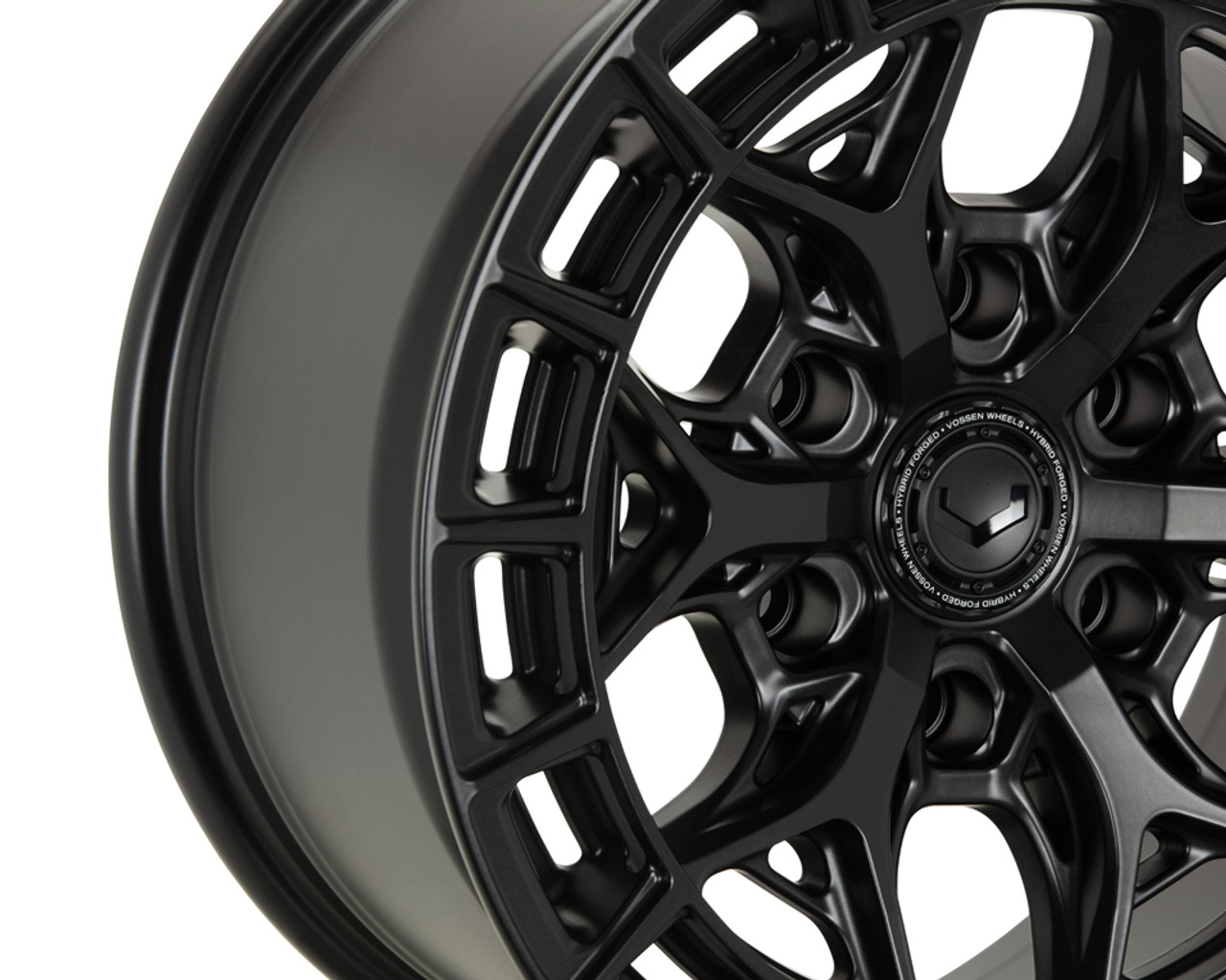Vossen HFX-1 Wheel - 22x12 / 6x139.7 / -44 Offset / Ultra Deep / Satin Black - 14+ Silverado & Sierra 1500 / RAM TRX