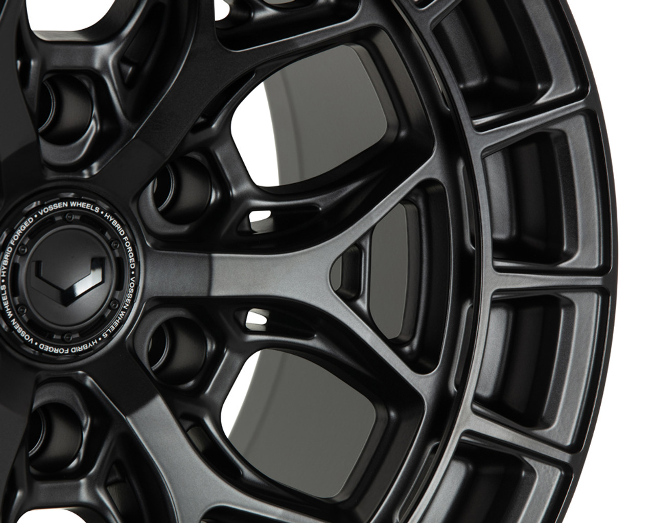 Vossen HFX-1 Wheel - 22x12 / 6x139.7 / -44 Offset / Ultra Deep / Satin Black - 14+ Silverado & Sierra 1500 / RAM TRX