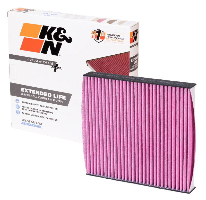 K&N Disposable Cabin Air Filter Advantage Plus 07-24 Mitsubishi Outlander - DVF6069 Photo - out of package