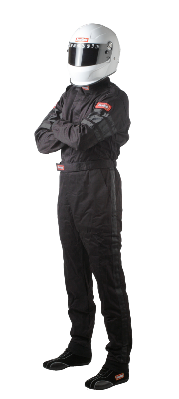 RaceQuip Black SFI-1 1-L Suit - 3XL - 110008RQP Photo - Primary