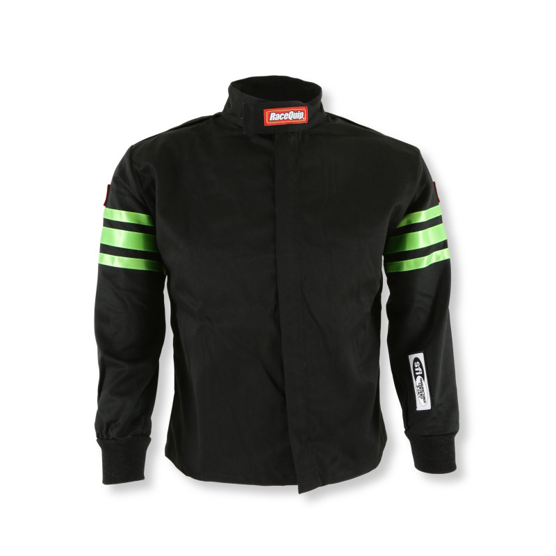 RaceQuip Green Trim SFI-1 JR. Jacket - Kids Small - 1960792RQP Photo - Primary