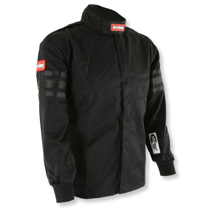 RaceQuip Black Trim SFI-1 JR. Jacket - Kids XXS - 1969990RQP Photo - out of package