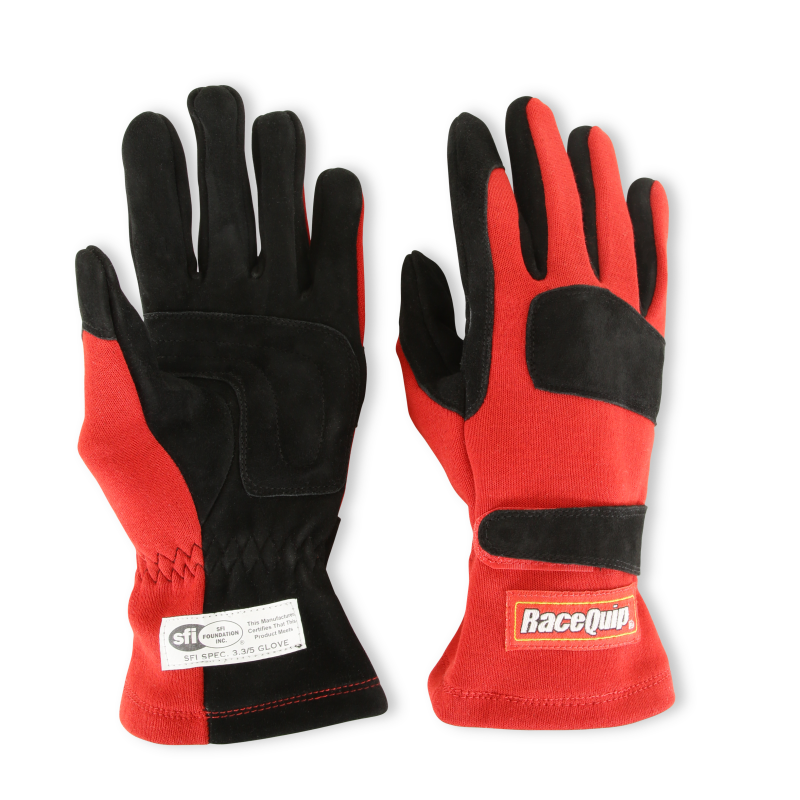 RaceQuip Red 2-Layer SFI-5 Glove - Large - 355015RQP Photo - out of package