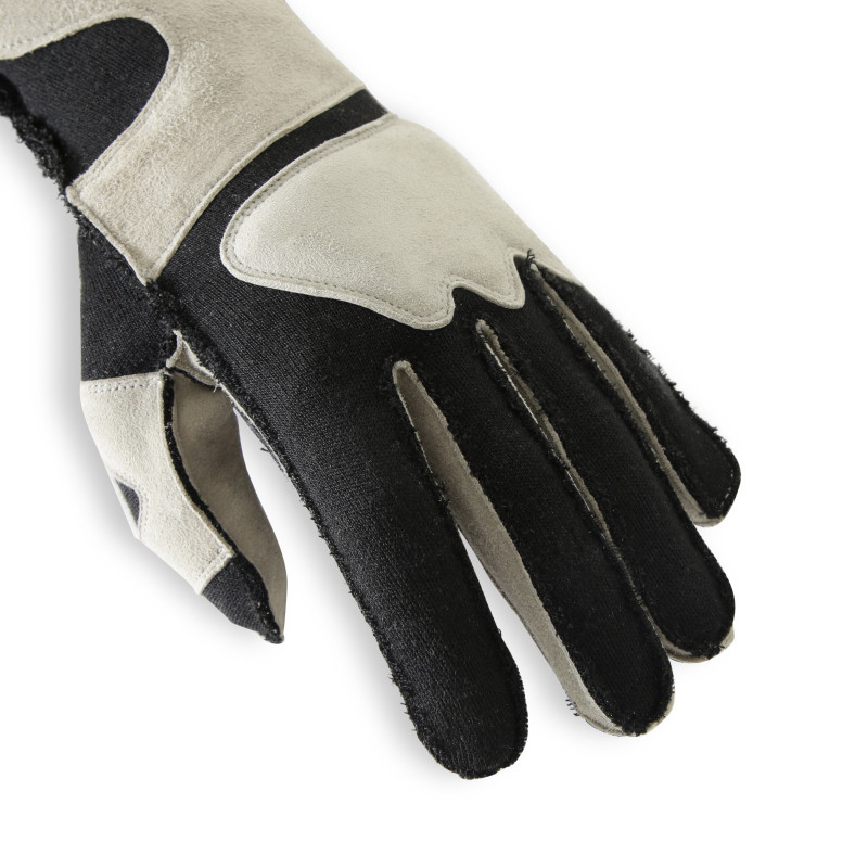 RaceQuip SFI-5 Gray/Black XL Outseam Angle Cut Glove - 359606RQP Photo - out of package