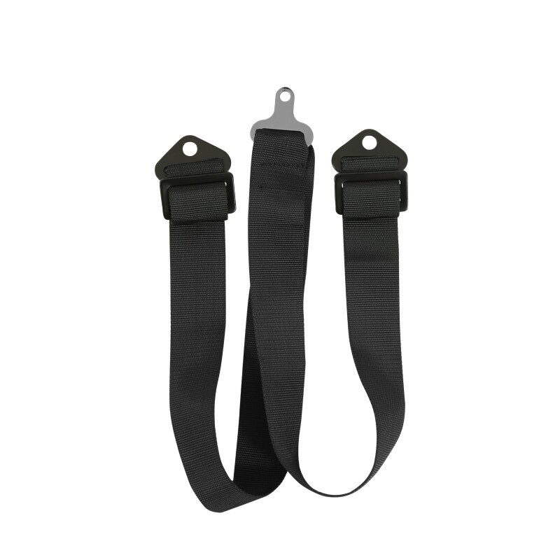 RaceQuip Black SFI CAMLOCK 6pt PU Lap Seat Belt - 744004RQP Photo - out of package
