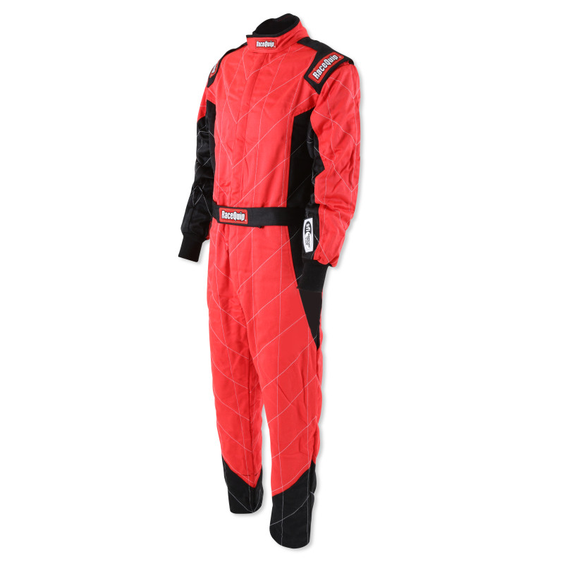 RaceQuip Red Chevron-5 Suit SFI-5 - XLG - 91609169RQP Photo - out of package