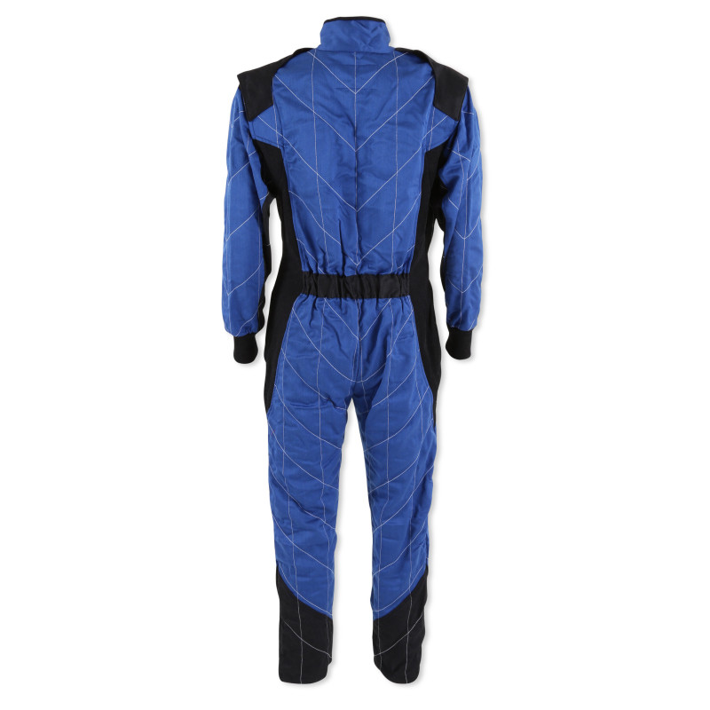 RaceQuip Blue Chevron-5 Suit SFI-5 - Large - 91609259RQP Photo - out of package