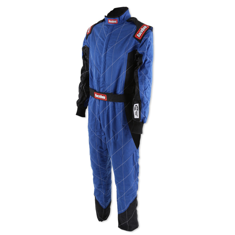 RaceQuip Blue Chevron-5 Suit SFI-5 - XLG - 91609269RQP Photo - out of package