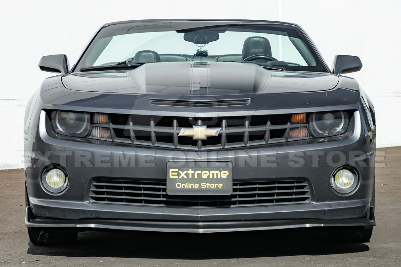 EOS Performance Package Front Splitter - Matte Black - 10-13 Camaro SS (FLIP-839-ABS)