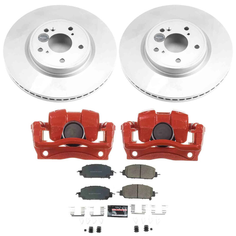 Power Stop 17-25 Honda CR-V Front Z23 Coated Kit w/Powder Coated Calipers - CPC7872-23 User 1