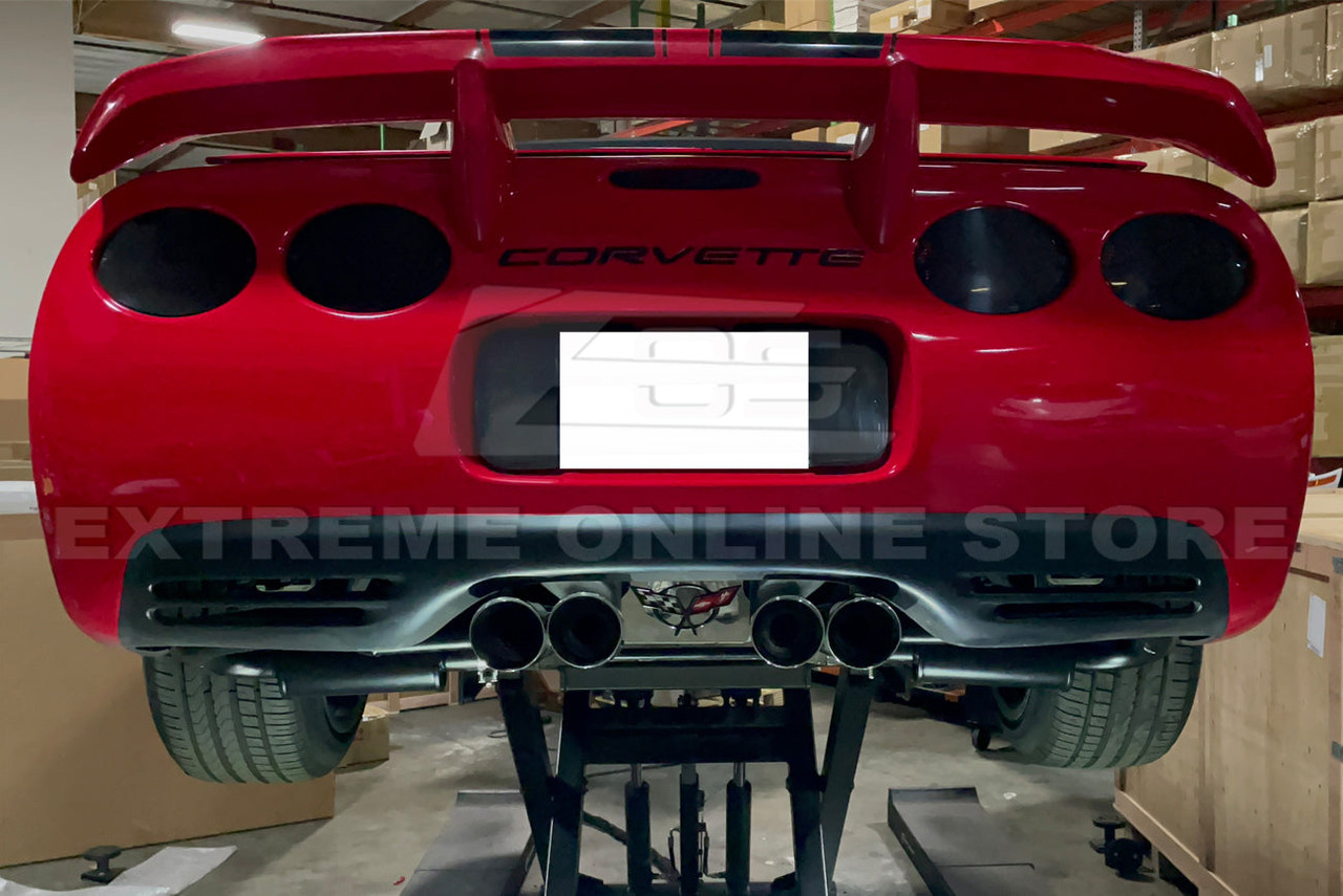 EOS Axleback Exhaust System w. Quad Tips - C5 Corvette