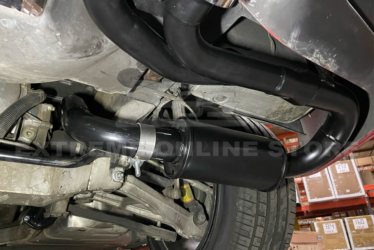 EOS Axleback Exhaust System w. Quad Tips - C5 Corvette