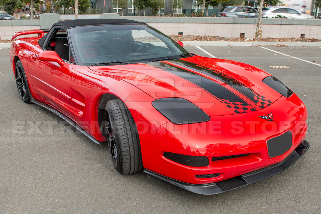 EOS ZR1 Style Side Skirts - Carbon Fiber - C5 Corvette (SS