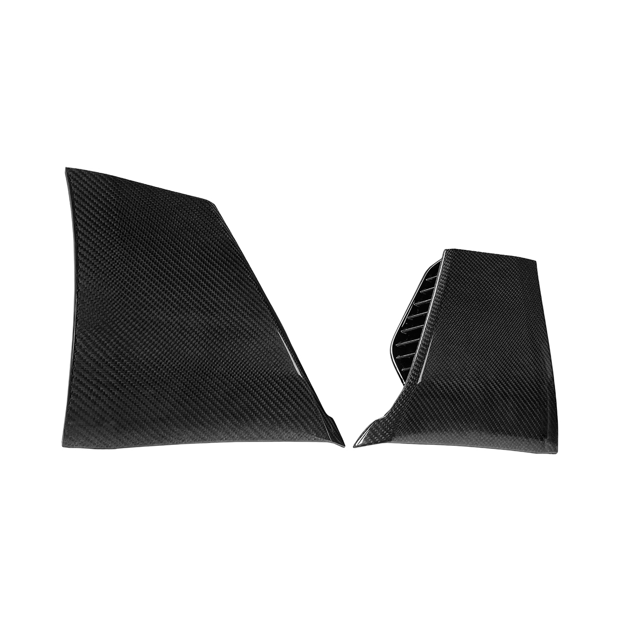 EOS Carbon Fiber Side Fender Upright - 2022+ Cadillac CT5V Blackwing (VENT-1557-BKCF)