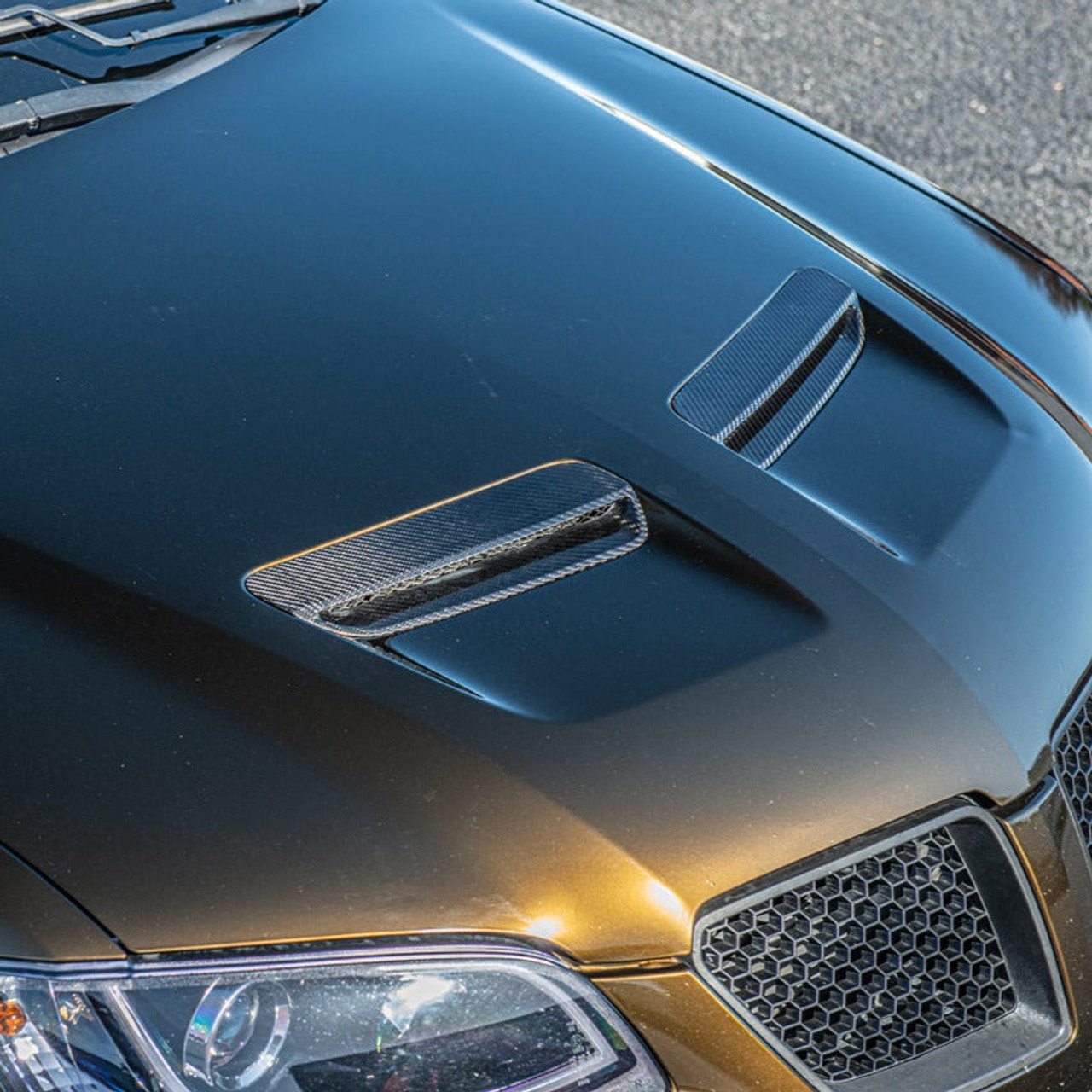 EOS Hood Vent Covers - Carbon Fiber - Pontiac G8