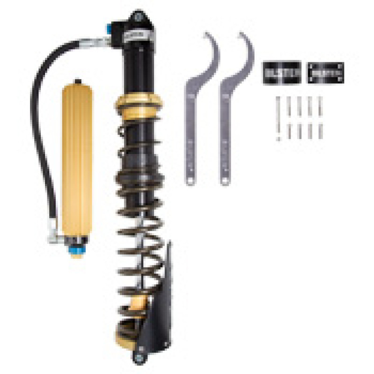 Bilstein 21-22 Polaris RZR Turbo S Black Hawk Powersports Shock & Coil Spring Assembly - Rear - 41-327890