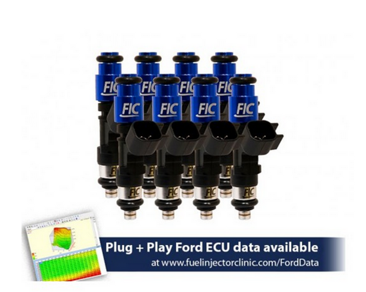 Fuel Injector Clinic 650cc Fuel Injectors - 2015+ Mustang GT / GT350 / GT500