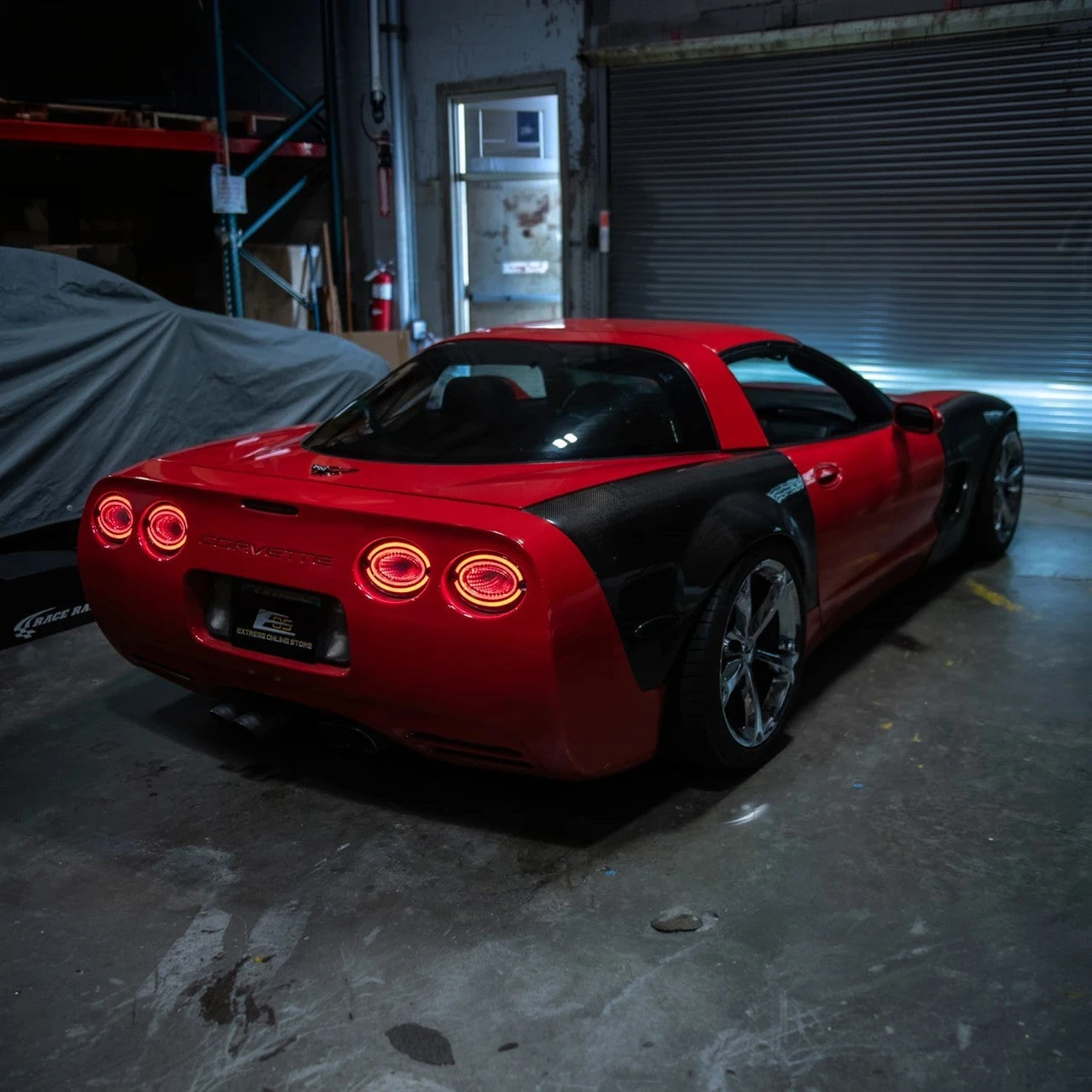EOS Infinity Style LED Tail Lights - Clear Lens - 97-04 C5 Corvette (TL-1408-CL)