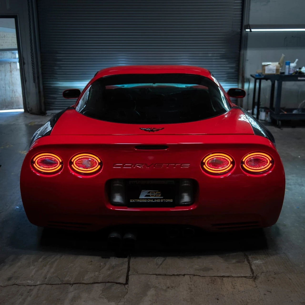 EOS Infinity Style LED Tail Lights - Clear Lens - 97-04 C5 Corvette (TL-1408-CL)