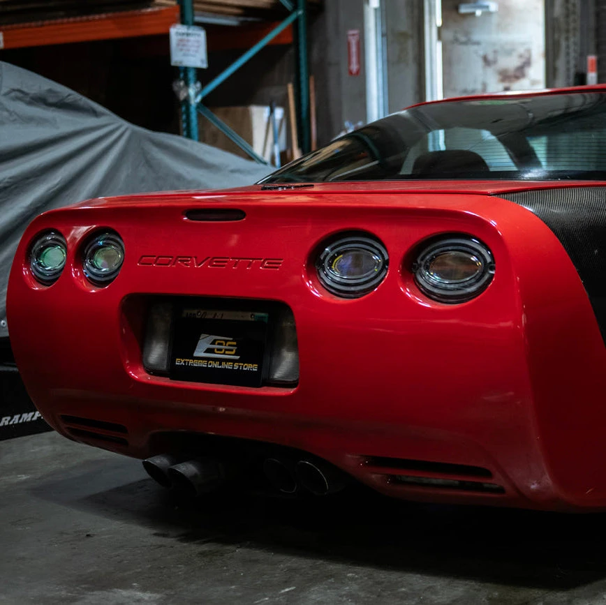 EOS Infinity Style LED Tail Lights - Clear Lens - 97-04 C5 Corvette (TL-1408-CL)